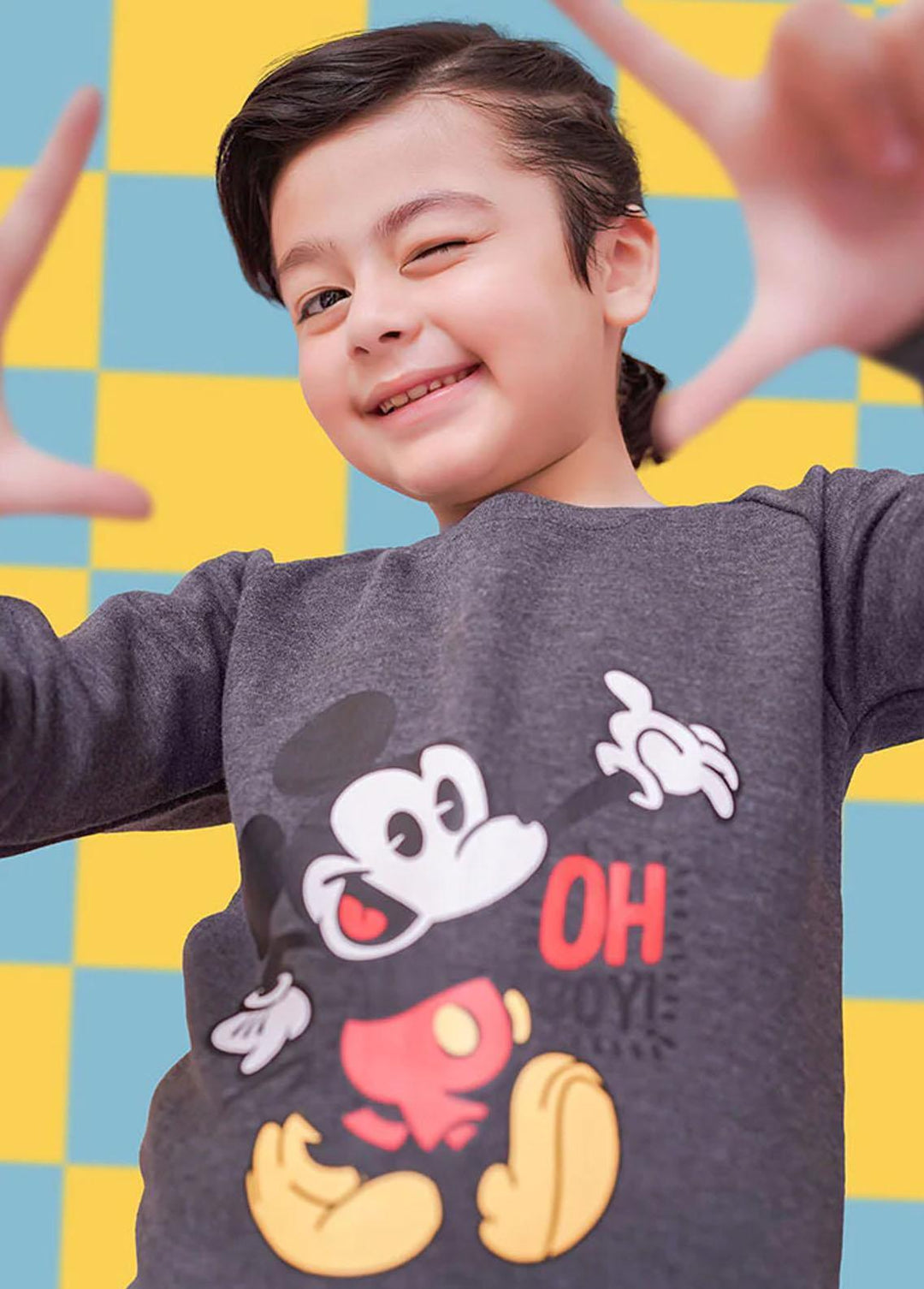 Ochre  Printed Sweatshirts for Boys -  OKB-256