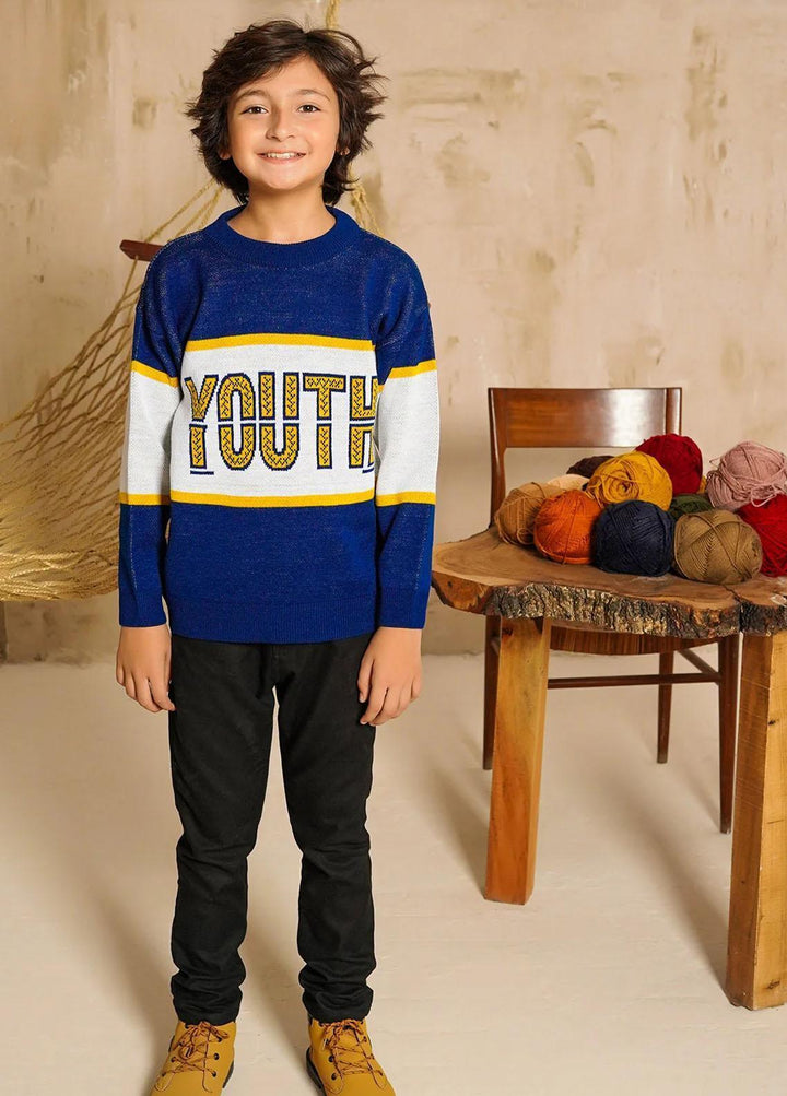 Ochre Viscose Western Sweaters for Boys -  OWSB-09