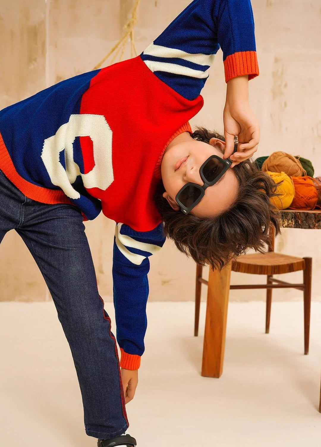 Ochre Viscose Western Boys Sweaters -  OWSB-10