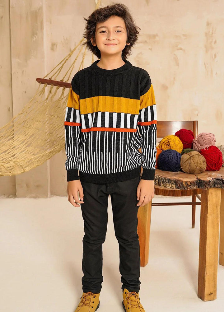 Ochre Viscose Western Sweaters for Boys -  OWSB-17