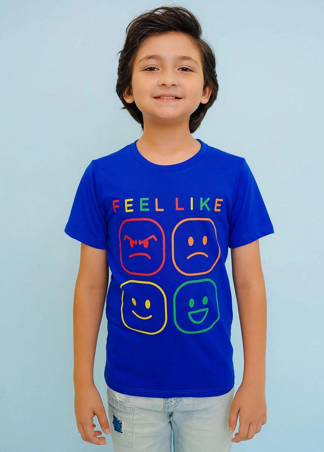 Ochre Jersey Fancy T-Shirts for Boys -  OKB-289