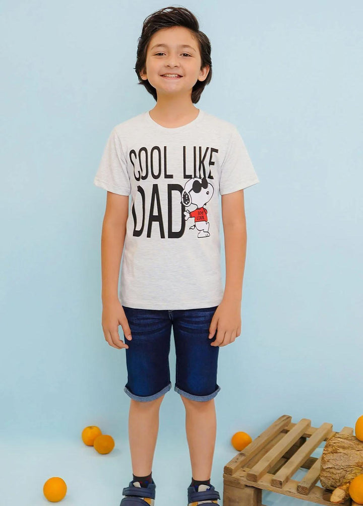 Ochre Jersey Fancy T-Shirts for Boys -  OKB-305