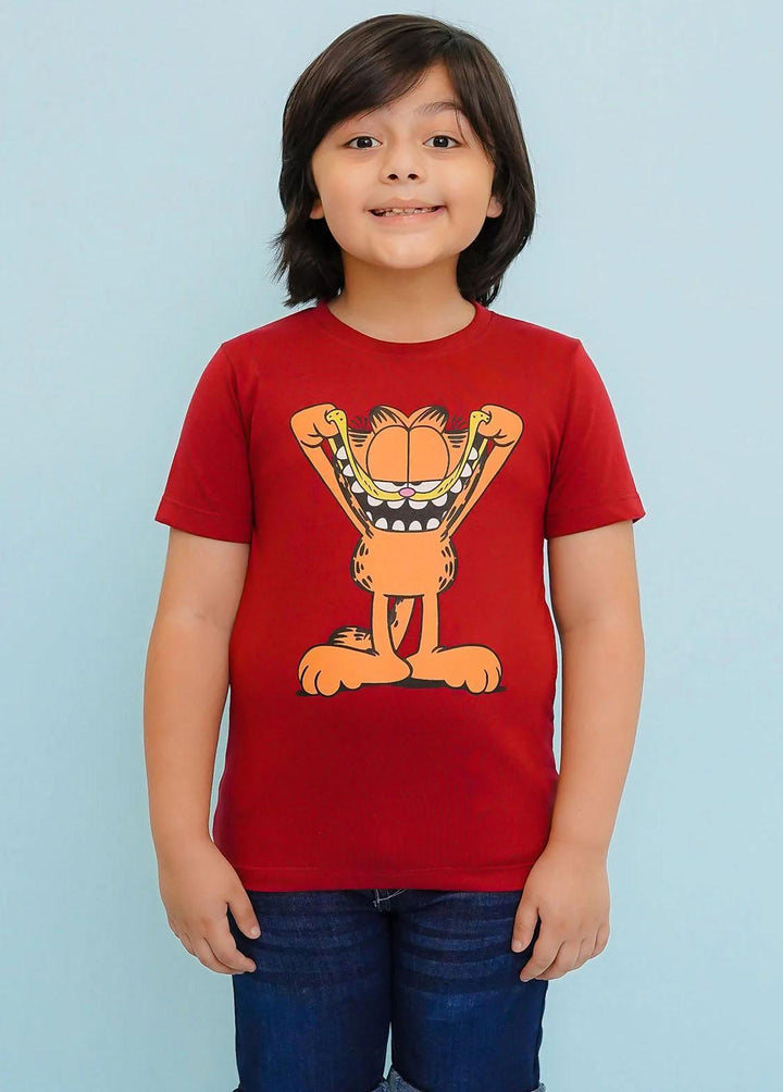 Ochre Jersey Fancy T-Shirts for Boys -  OKB-310