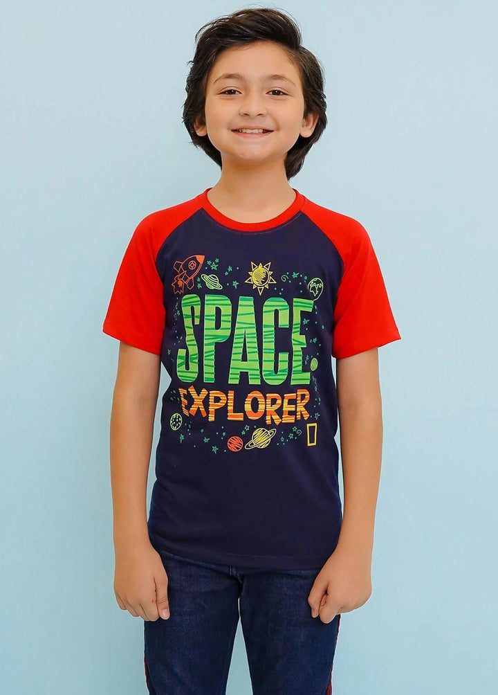 Ochre Jersey Fancy T-Shirts for Boys -  OKB-314