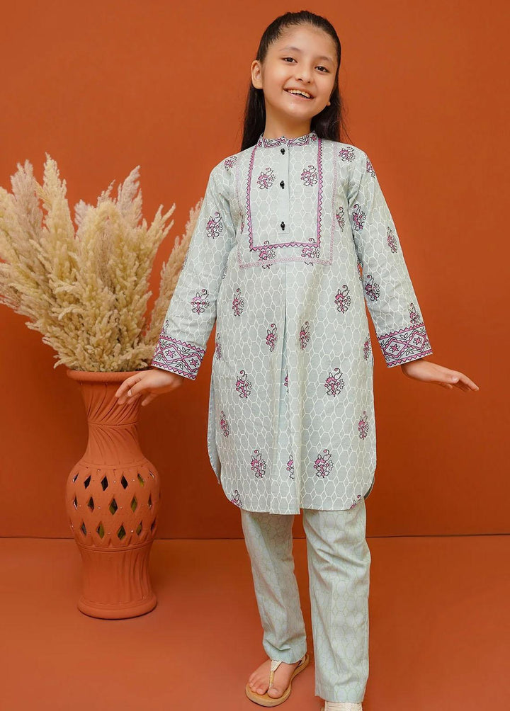 Ochre Cotton Printed Co-ords for Girls -  OFW-COR-69