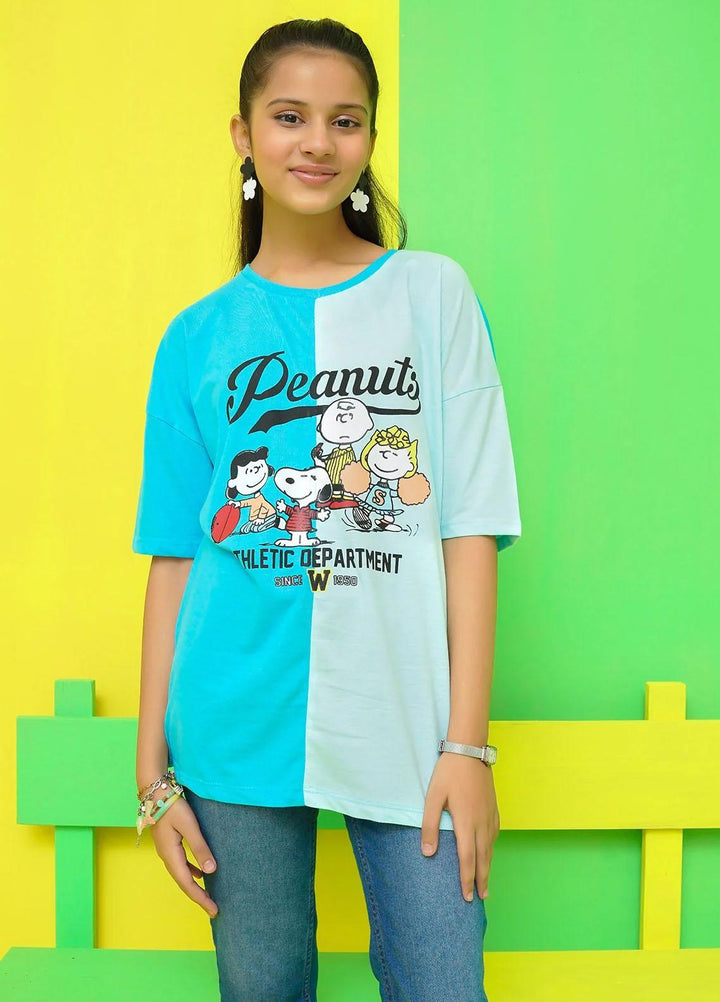 Ochre Jersey Casual T-Shirts for Girls -  OGK-298