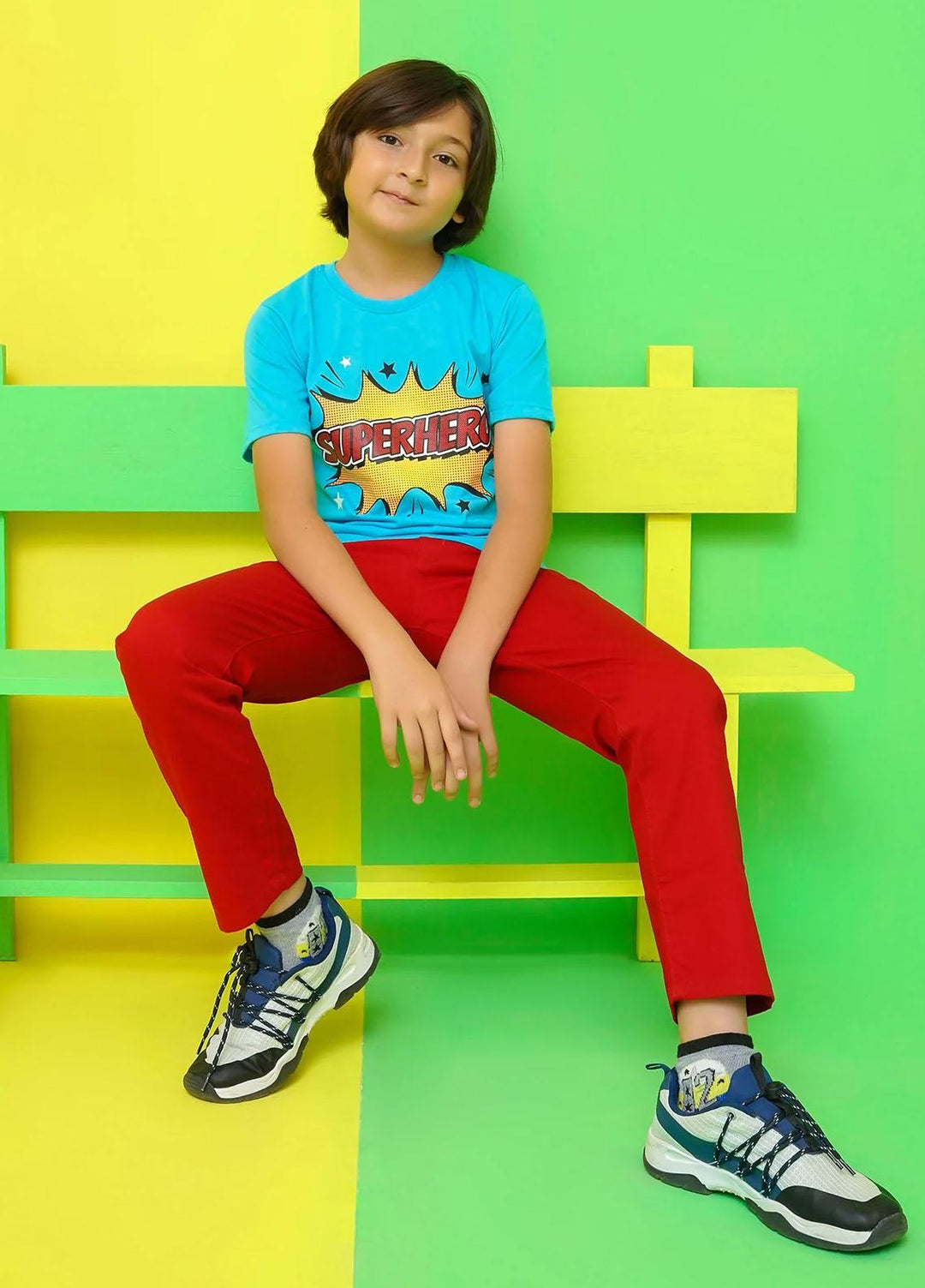 Ochre Jersey Casual T-Shirts for Boys -  OKB-290