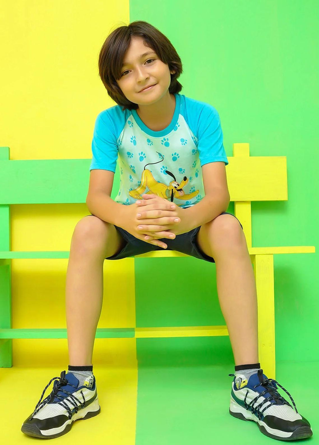 Ochre Jersey Casual T-Shirts for Boys -  OKB-308