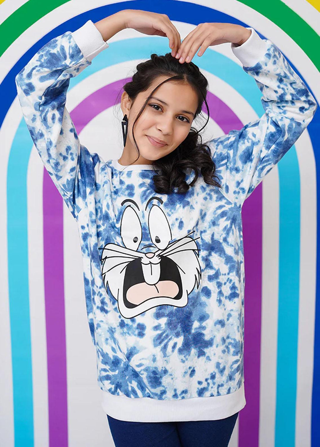 Ochre  Printed Sweatshirts for Girls -  OGK-254