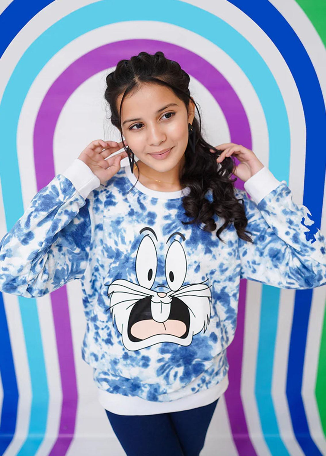 Ochre  Printed Sweatshirts for Girls -  OGK-254