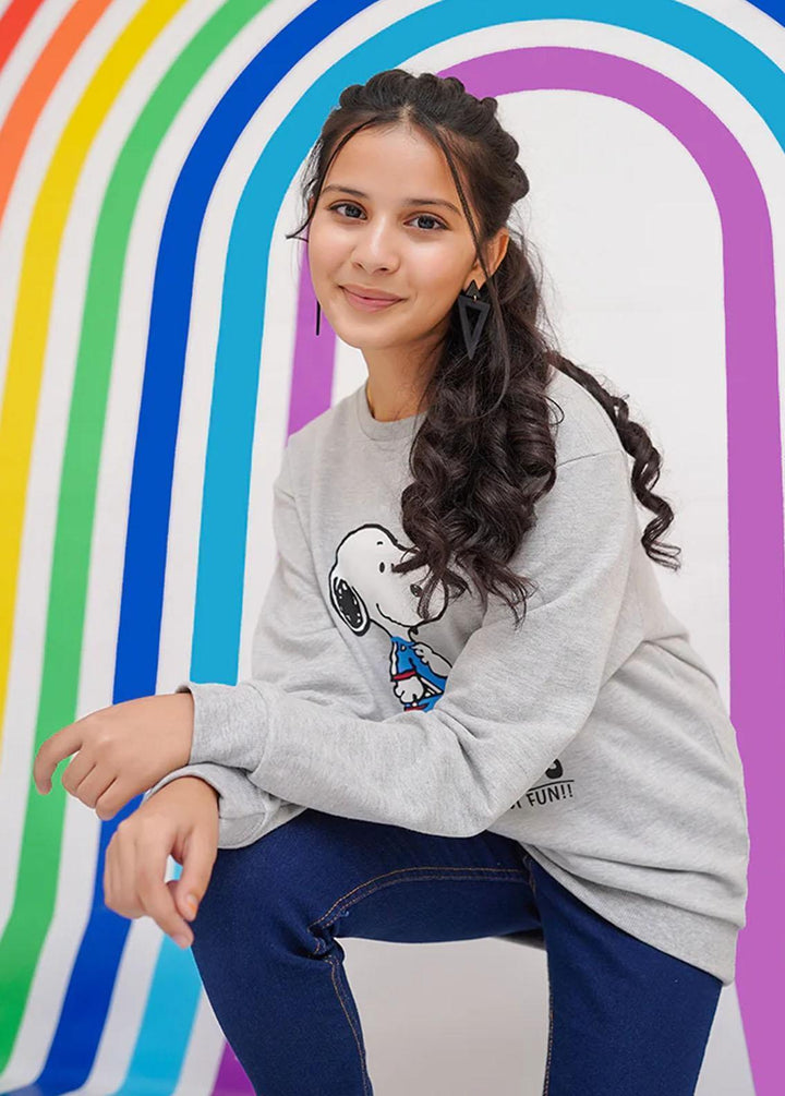 Ochre  Printed Sweatshirts for Girls -  OGK-270