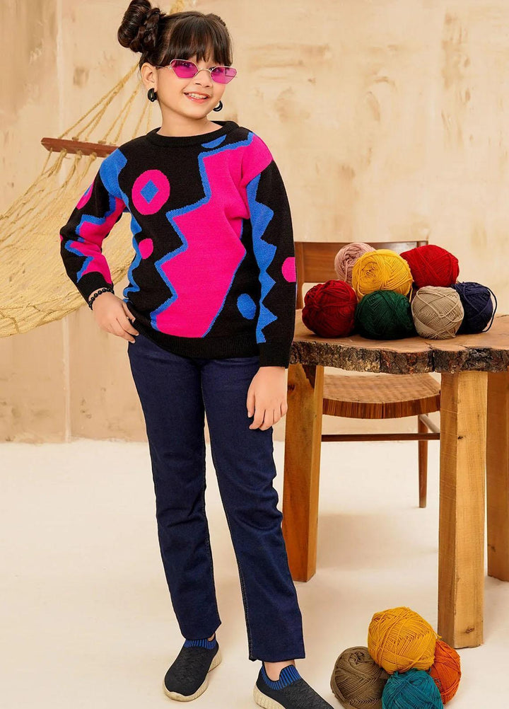 Ochre Viscose Western Sweaters for Girls -  OWSG-11