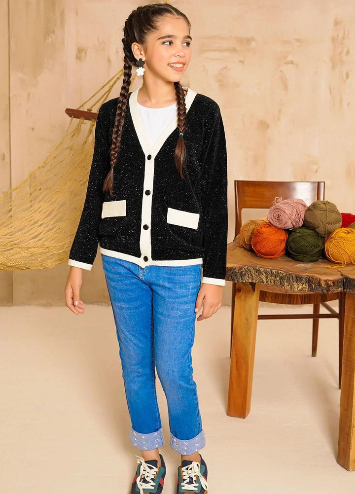 Ochre Viscose Western Sweaters for Girls -  OWSG-12