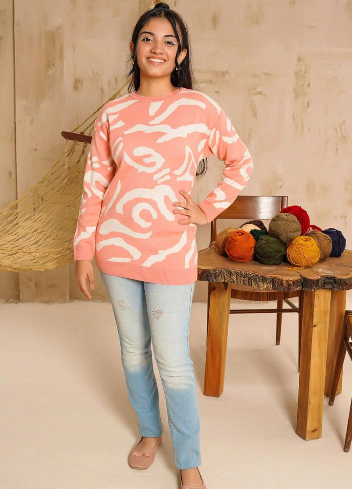 Ochre Viscose Western Sweaters for Girls -  OWSG-17