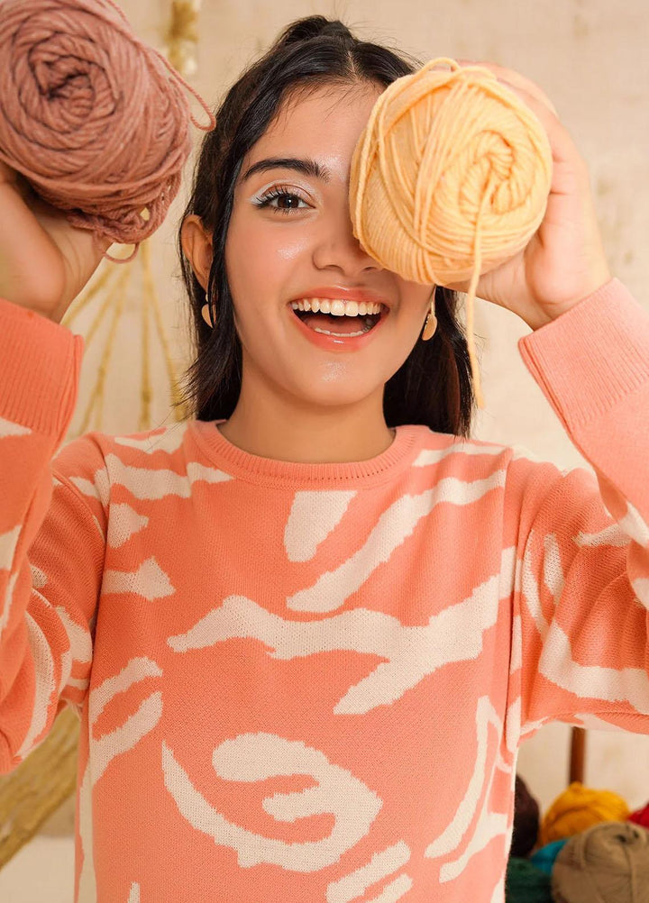 Ochre Viscose Western Sweaters for Girls -  OWSG-17