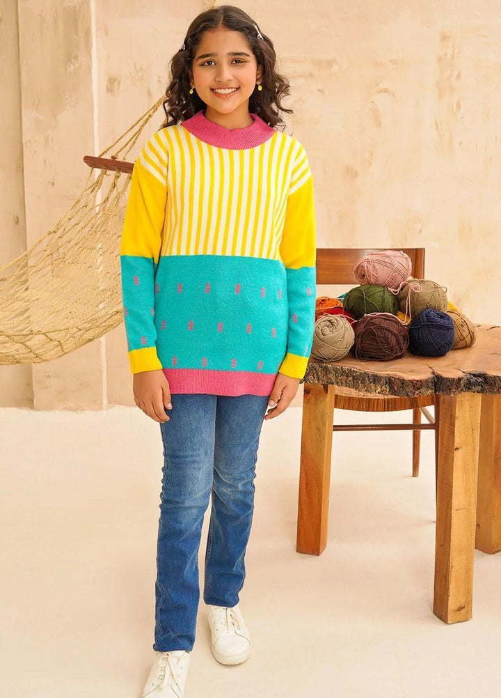 Ochre Viscose Western Sweaters for Girls -  OWSG-18