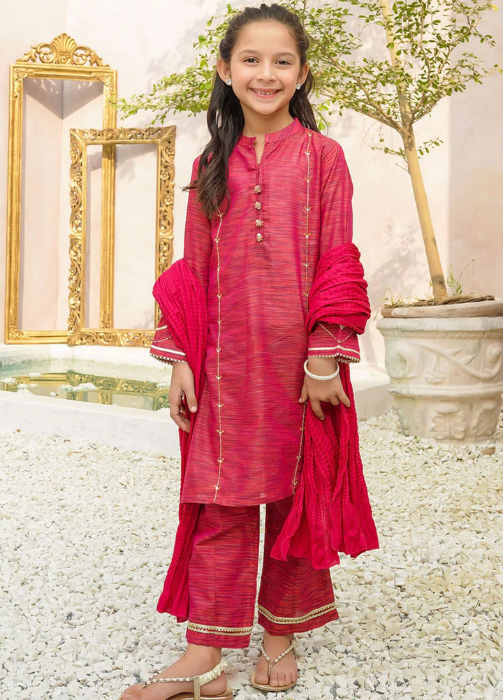 Ochre Pret Eastern Cotton 3 Piece Suit OFW-JB-27