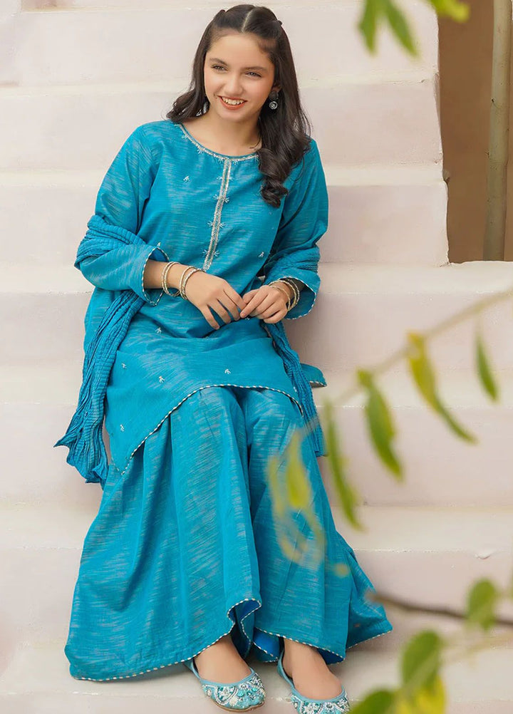 Ochre Pret Eastern Cotton 3 Piece Suit OFW-JB-30