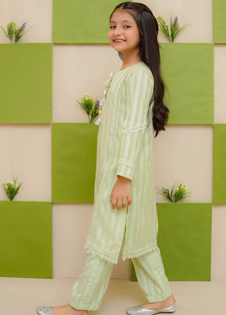 Ochre Pret Embroidered Jacquard 3 Piece Suit OFW-MAX-12