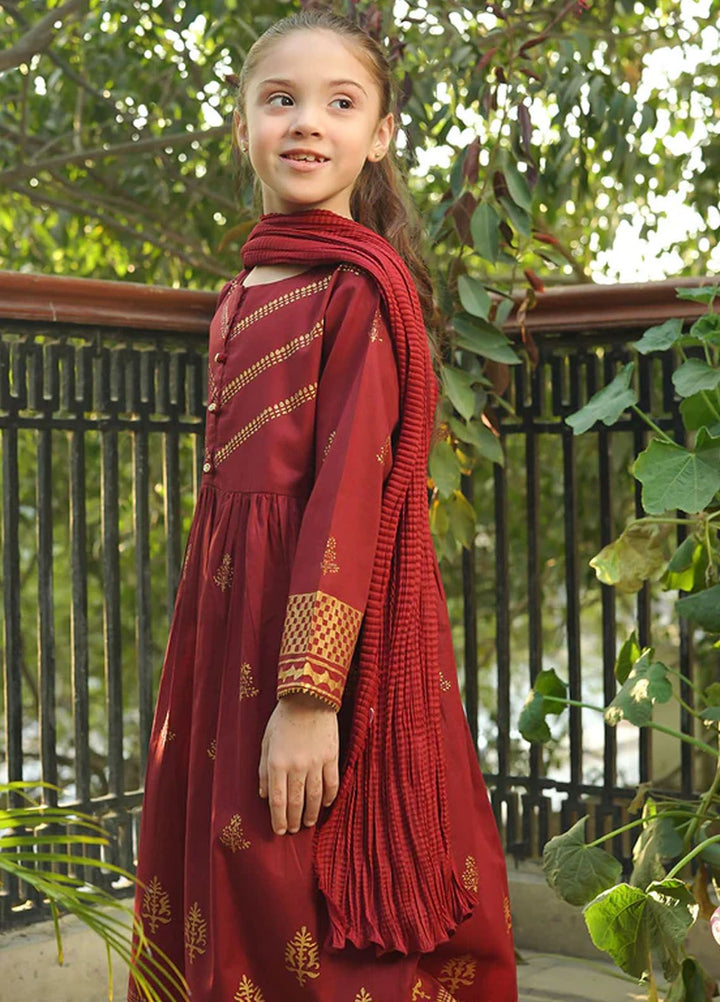 Ochre Pret Printed Cotton 3 Piece Suit OFW-PC-25