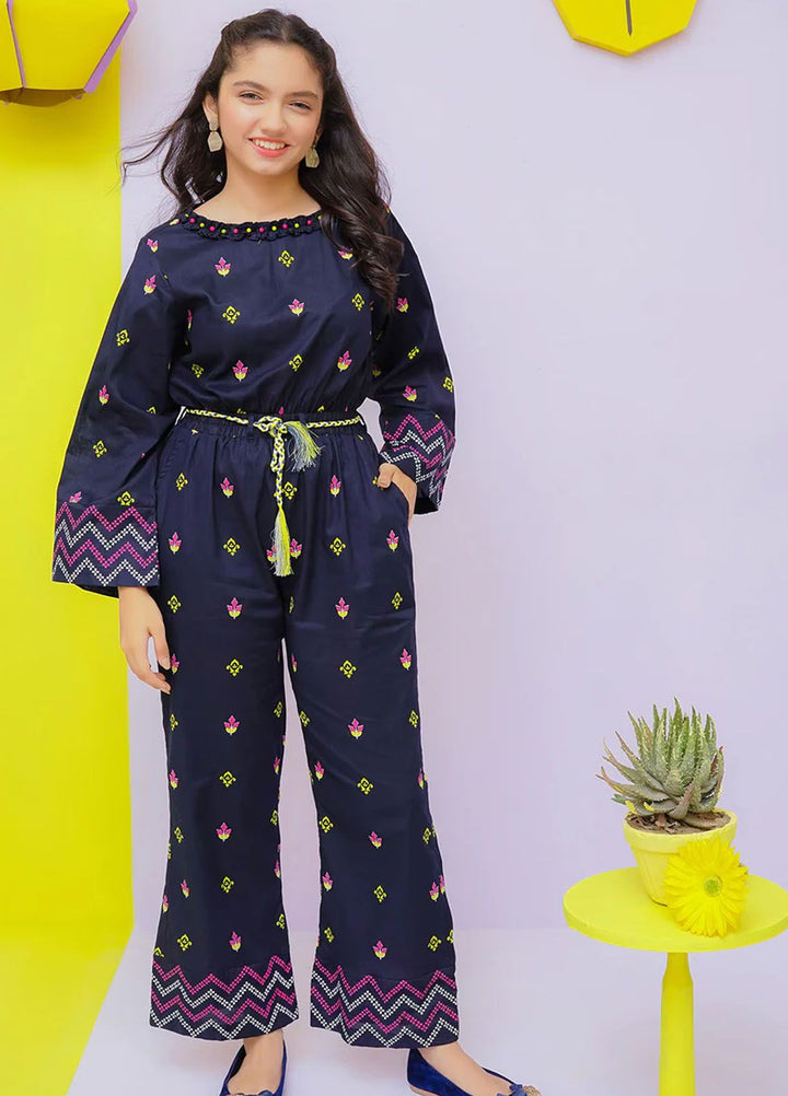 Ochre Pret Printed Cotton Girls Westerns OWT-JMP-14