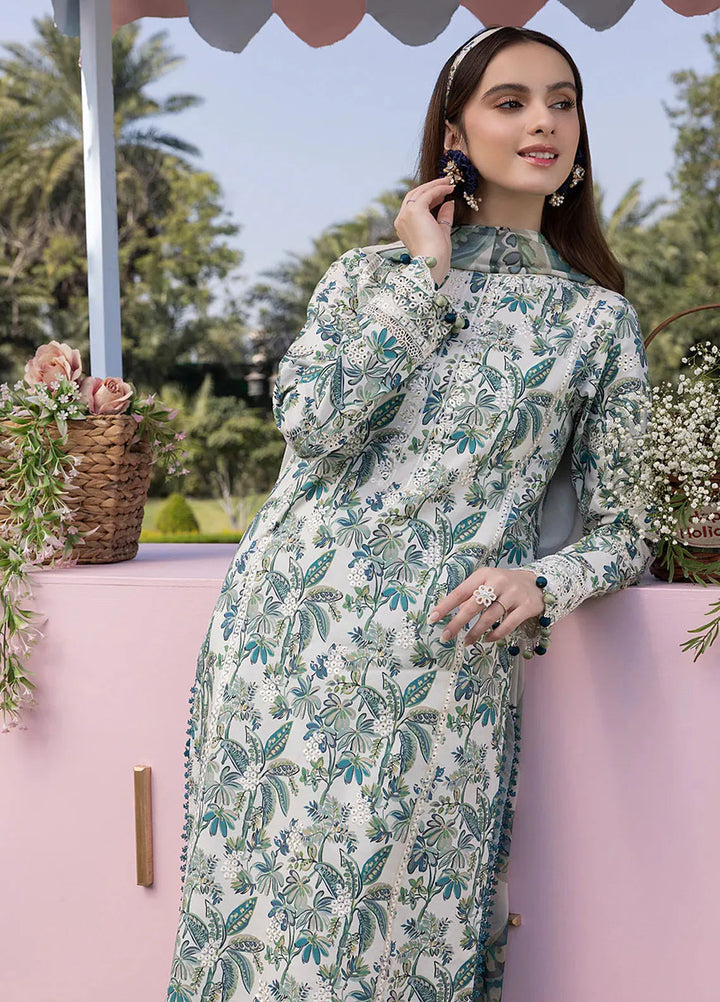Oh Spring by Izel Embroidered Cotton Suits Unstitched 3 Piece Breeze - Summer Collection