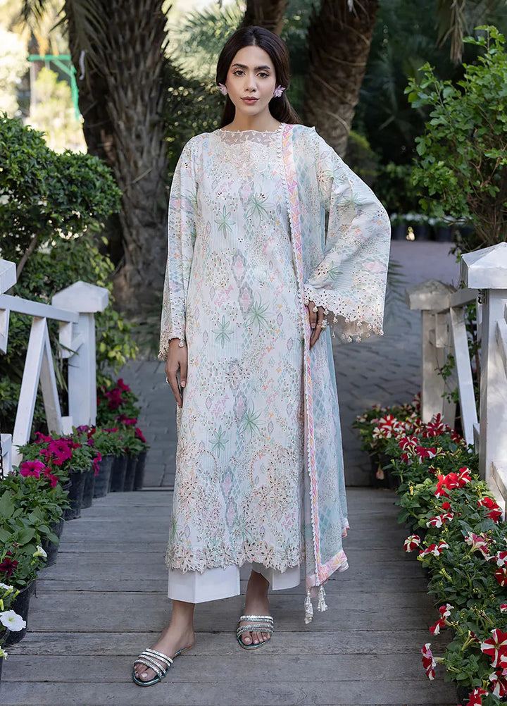 Oh Spring by Izel Embroidered Cotton Suits Unstitched 3 Piece Cleo - Summer Collection
