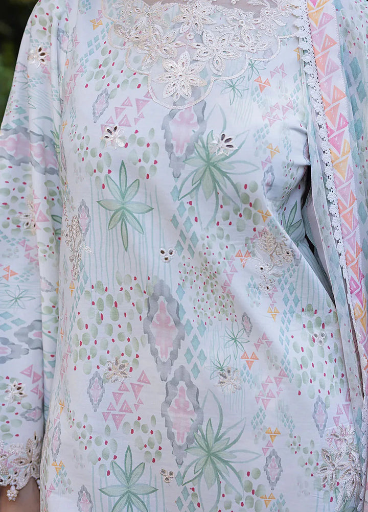 Oh Spring by Izel Embroidered Cotton Suits Unstitched 3 Piece Cleo - Summer Collection