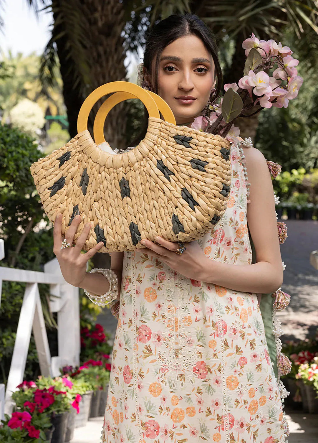 Oh Spring by Izel Embroidered Cotton Suits Unstitched 3 Piece Flora - Summer Collection