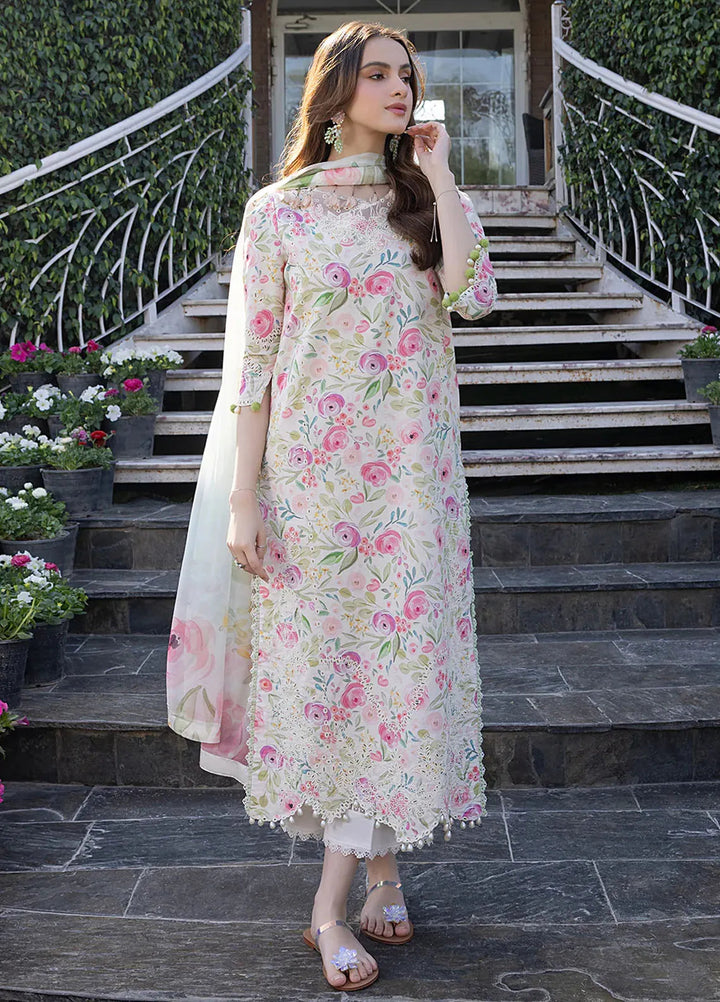 Oh Spring by Izel Embroidered Cotton Suits Unstitched 3 Piece Petal - Summer Collection