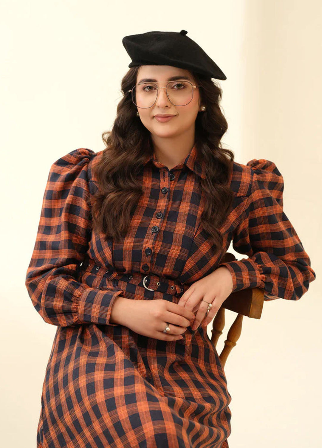 Old Money by Apricocia Pret Printed Cotton 1 Piece Suit Windsor Plaid