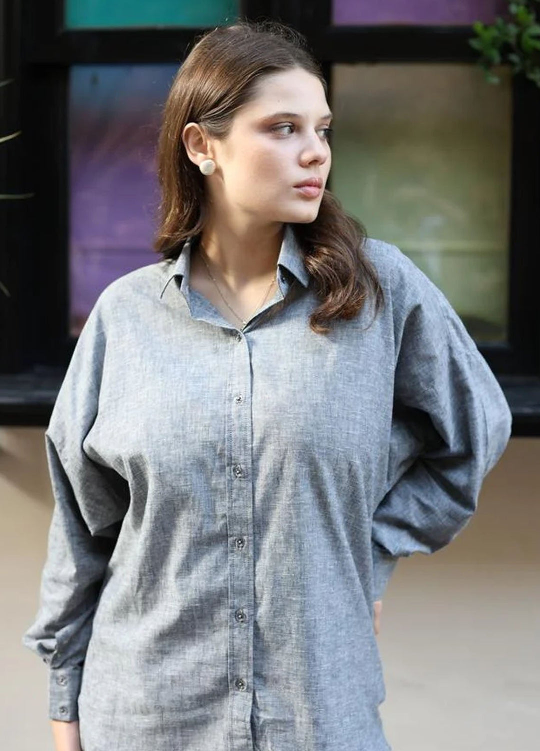 Old Money by Apricocia Pret Textured Linen 2 Piece Suit Sparkle Haze