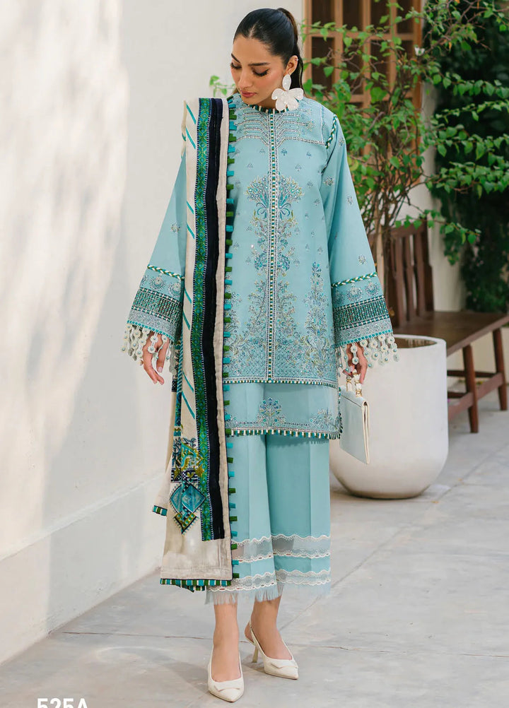 Olivia by Bin Ilyas Embroidered Kotrai Suit Unstitched 3 Piece BI24O 525 A - Winter Collection