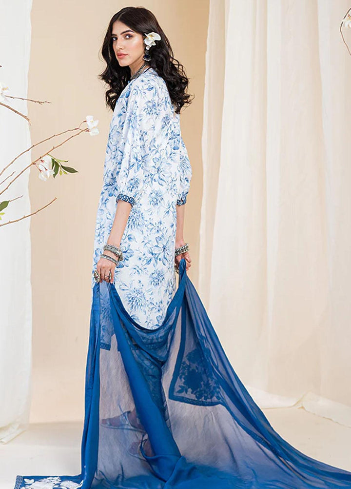 Omaya By Muraad Embroidered Lawn Suits Unstitched 3 Piece MU23O O-005 Rimal - Summer Collection