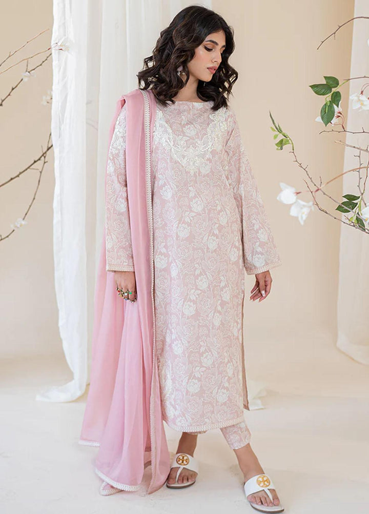 Omaya By Muraad Embroidered Lawn Suits Unstitched 3 Piece MU23O O-006 Azelia - Summer Collection