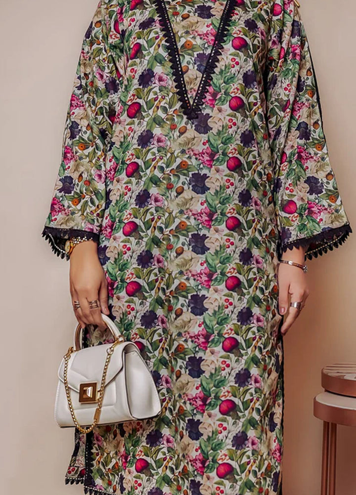 Ombrella Pret Embroiderd Lawn 2 Piece Suit Cherry Floral