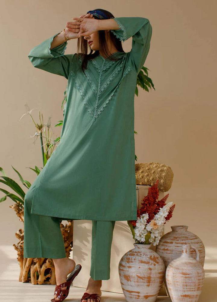 Ombrella Pret Embroiderd Lawn 2 Piece Suit Petal