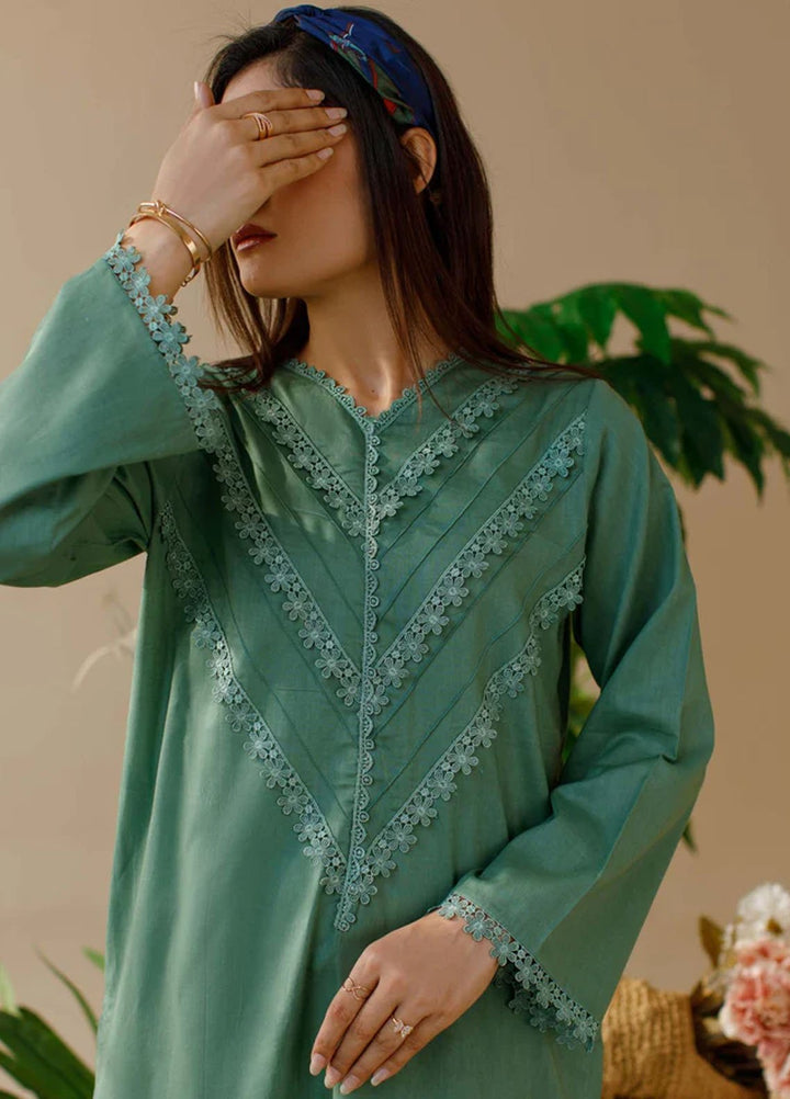 Ombrella Pret Embroiderd Lawn 2 Piece Suit Petal