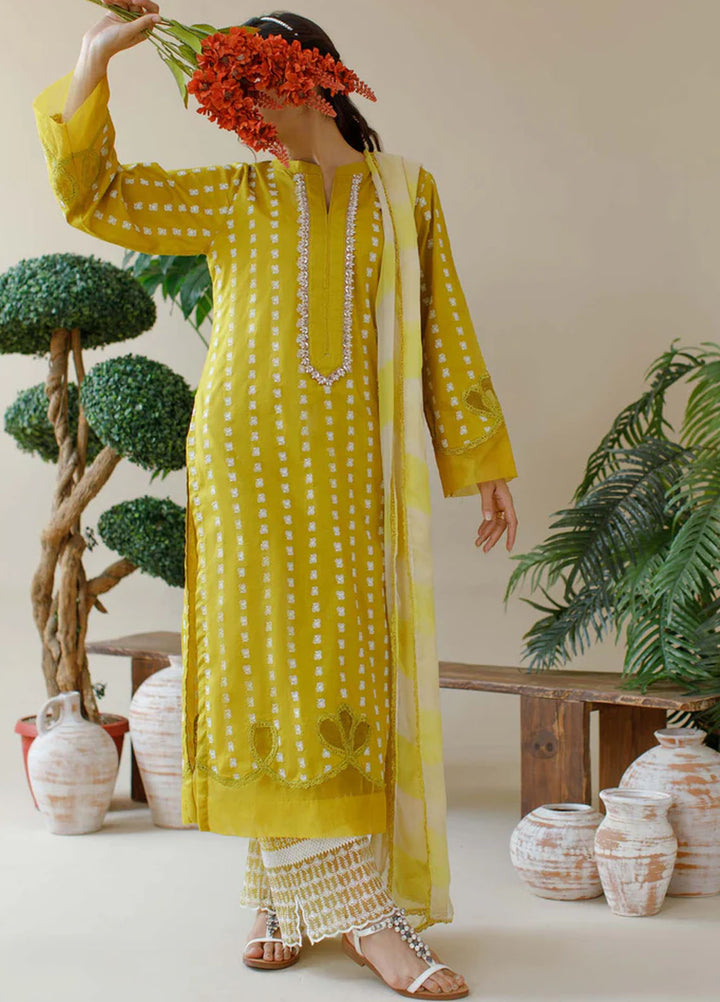 Ombrella Pret Embroiderd Lawn 3 Piece Suit Breeze