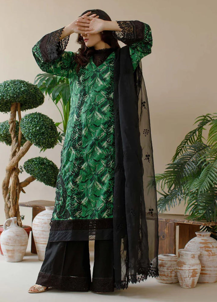 Ombrella Pret Embroiderd Lawn 3 Piece Suit Garden Glam