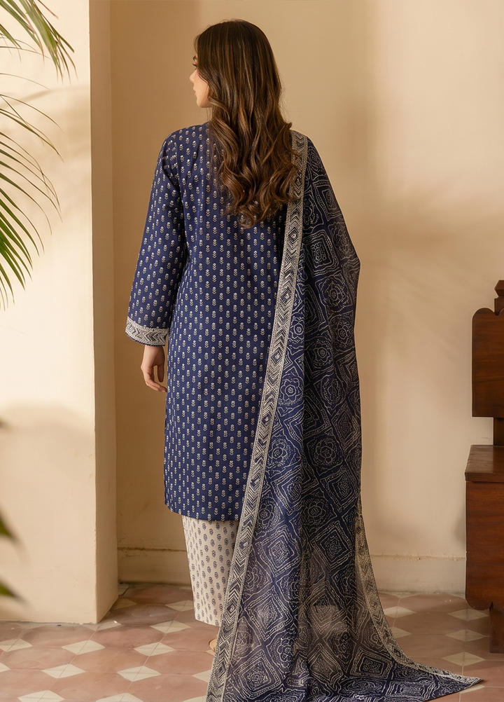 Daily Wear by HZ Textiles Unstitched Embroidered Lawn 3 Piece Suit PDW - 3308 Casual Collection