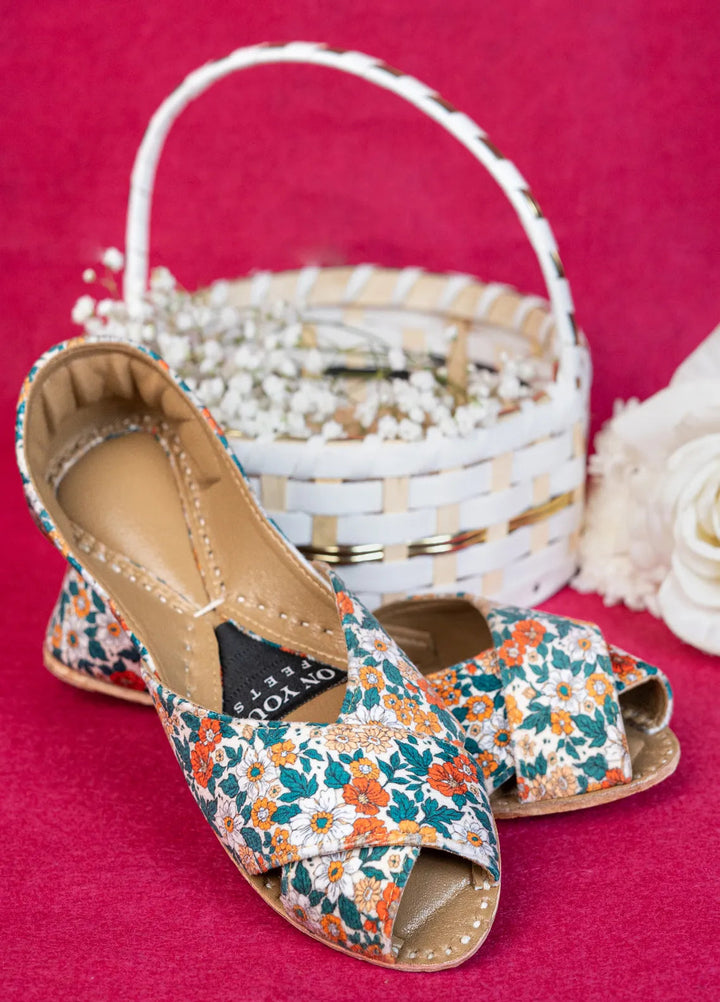 On Your Feets Peshawari Women Khussa Floral Bliss