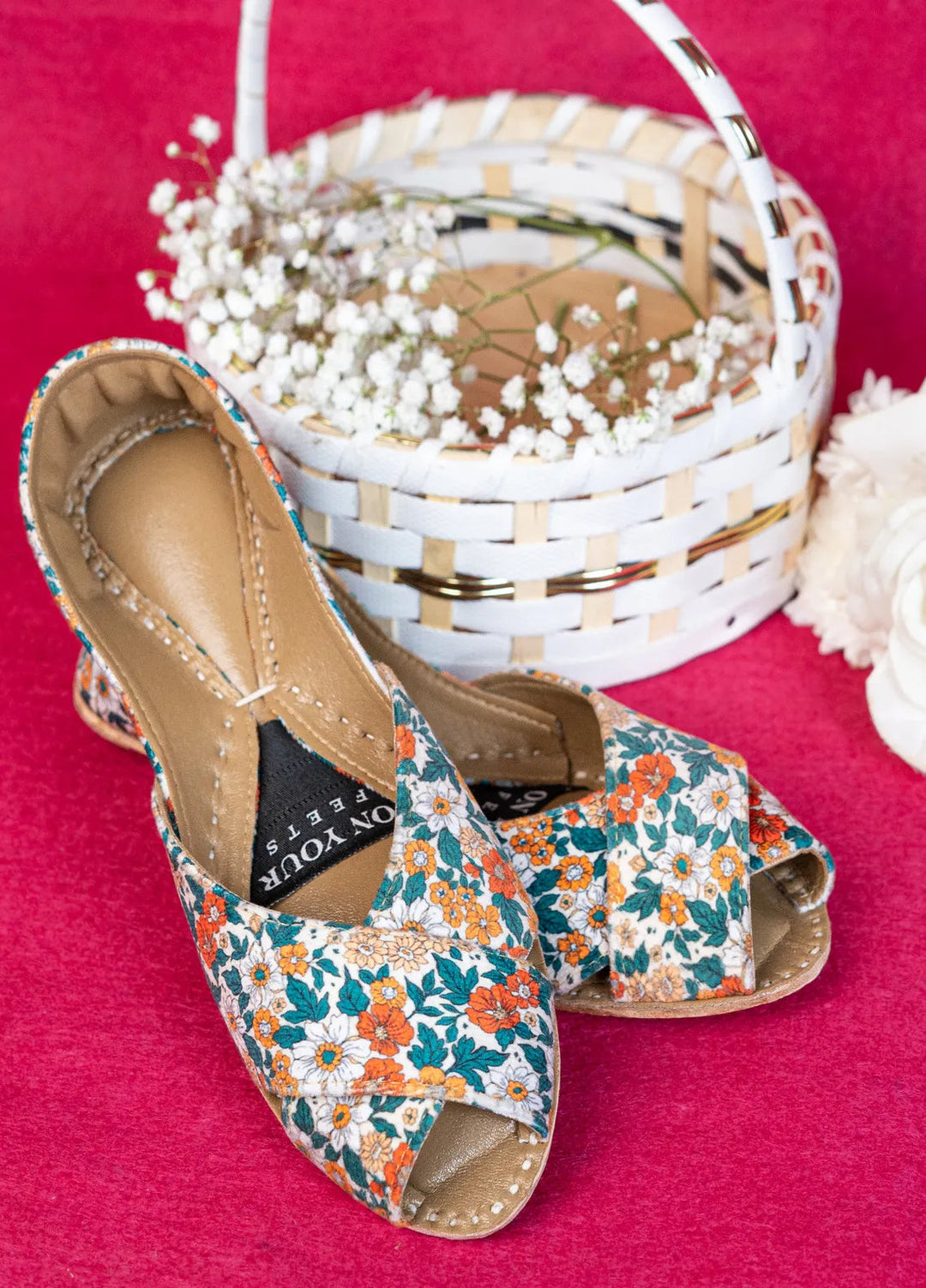 On Your Feets Peshawari Women Khussa Floral Bliss