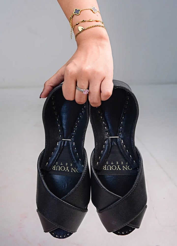 On Your Feets Women Khussa koh-e-Syah