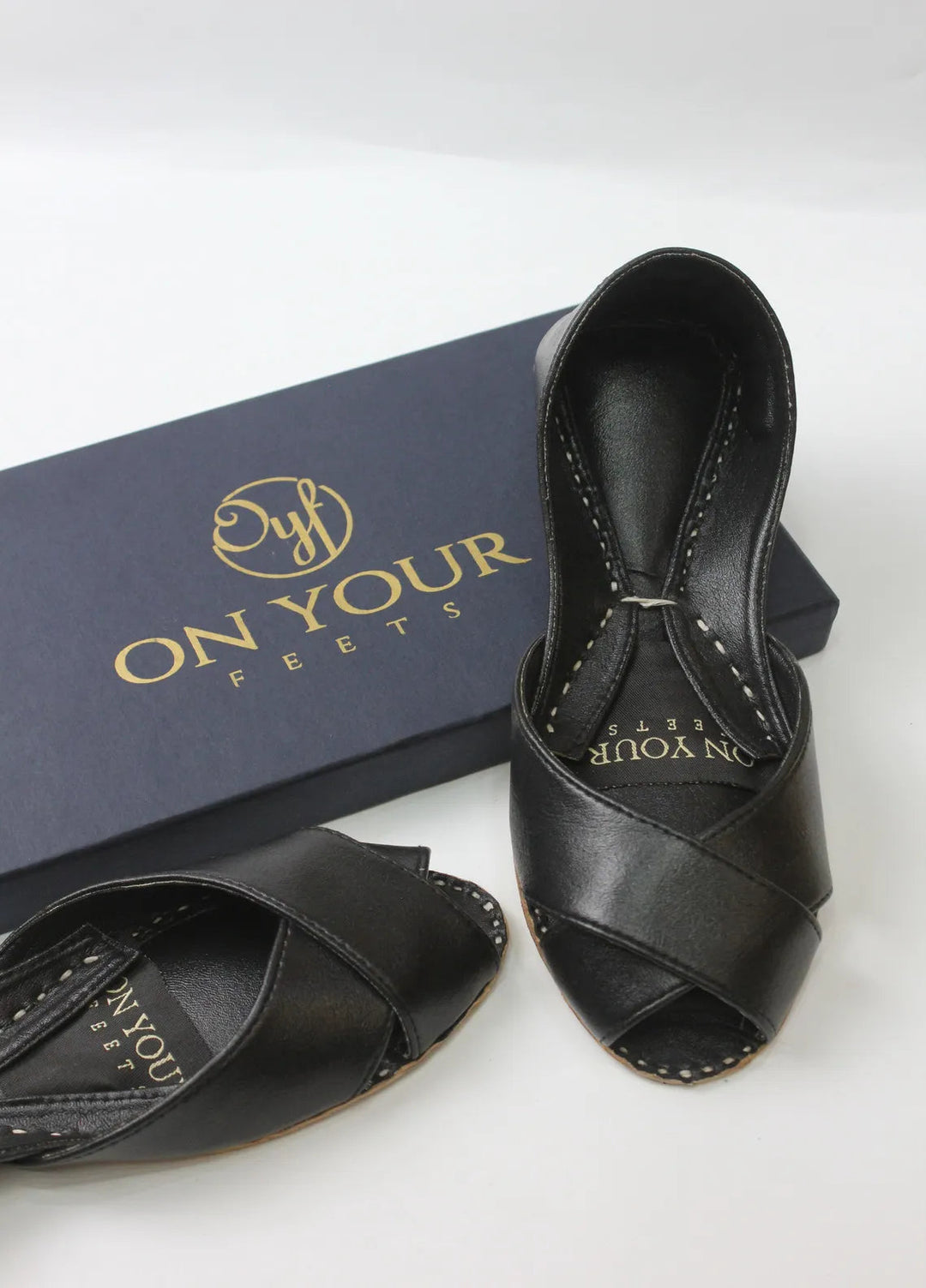 On Your Feets Women Khussa koh-e-Syah