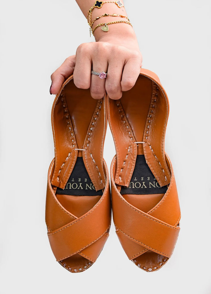 On Your Feets Women Khussa Noor-e-Kohsaar Mustard