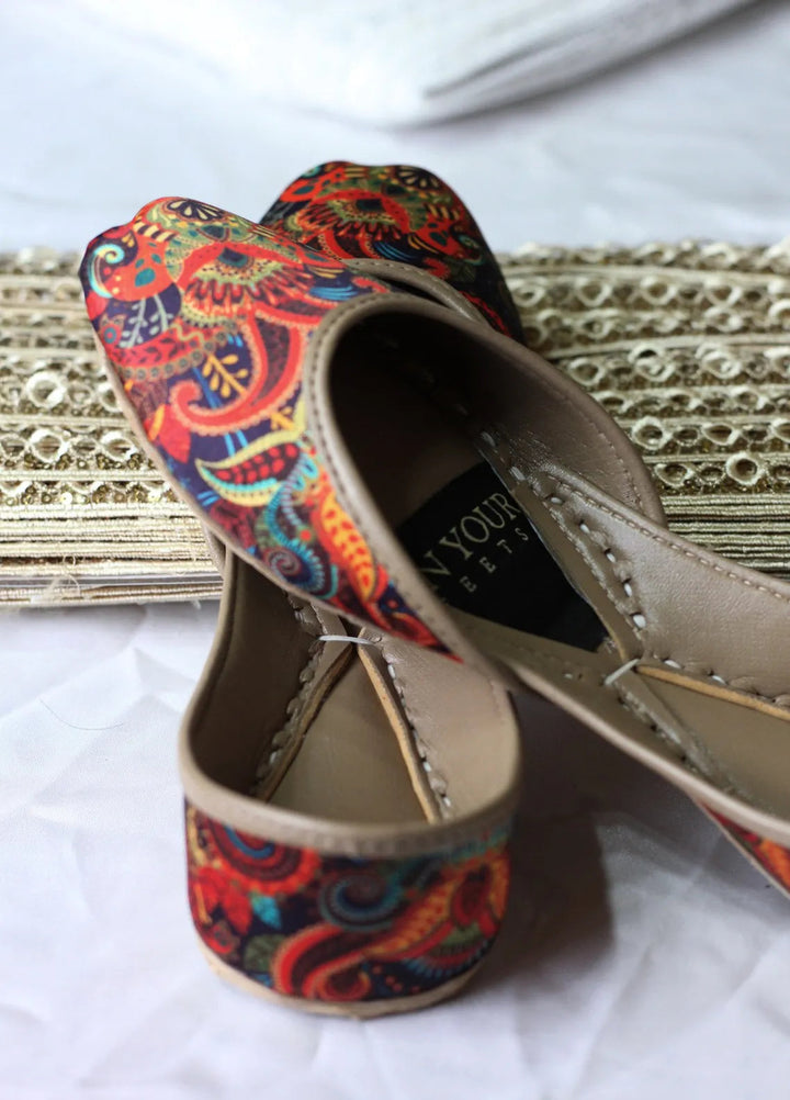 On Your Feets Women Khussa Orchid Mirage