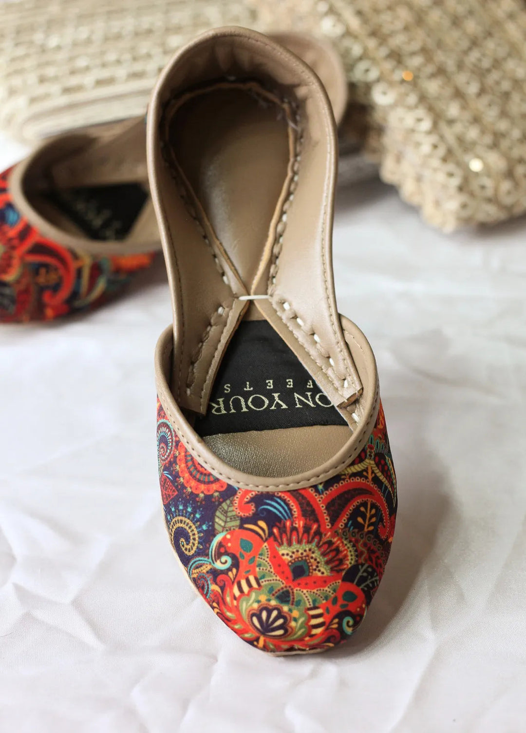 On Your Feets Women Khussa Orchid Mirage