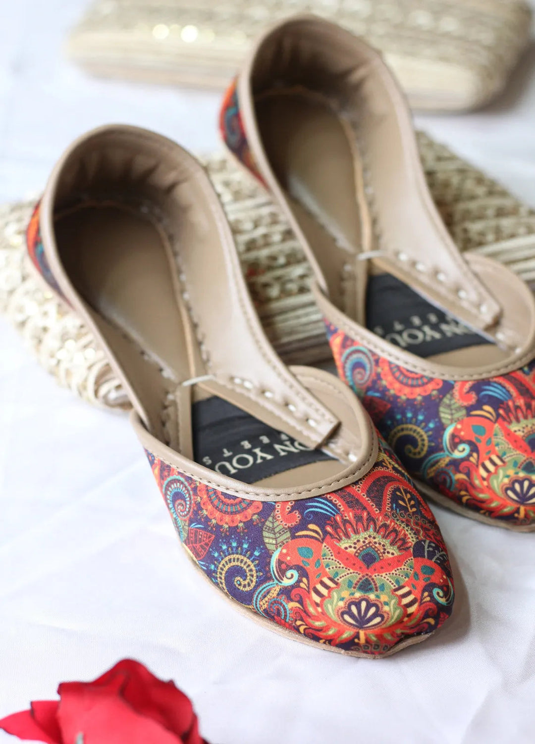 On Your Feets Women Khussa Orchid Mirage