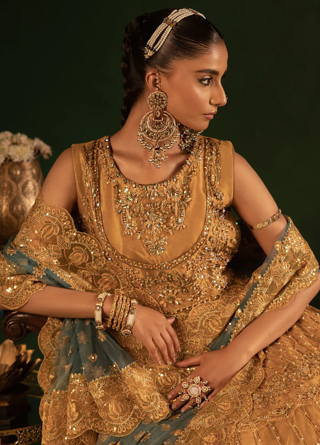 Onora by Diara Couture Embroidered Net Suit Unstitched 4 Piece DC24OW WC-2-05 Ryean - Luxury Collection